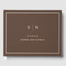 Search for rustic wedding guest books Modern