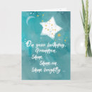 Search for moon and stars birthday cards Night