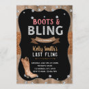 Search for boots and bling invitations Party