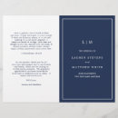 Search for navy wedding programs Simple