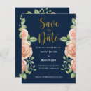 Search for navy blush save the dates Blue