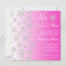 Search for snowflake quinceanera invitations Birthday