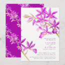 Search for purple orchid invitations White