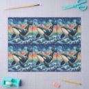Search for whale tissue paper Ocean