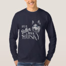 Search for siberian husky tshirts Portrait