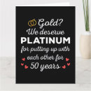 Search for funny 50th anniversary cards Couple