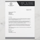 Search for black and white letterhead Company