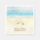 Search for beach wedding napkins Florida