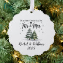 Search for couples first christmas cards Mr and mrs