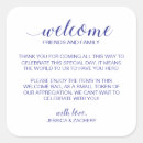 Search for welcome wedding stickers Elegant