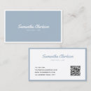 Search for blue border business cards White