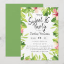 Search for palm tree birthday invitations Hawaiian