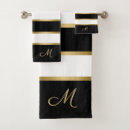 Search for black and white stripes bath towels Modern