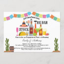 Search for stock the bar engagement party invitations Couples shower