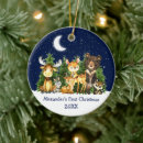 Search for first deer ornaments Woodland animals