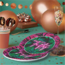 Search for tropical paper plates Green