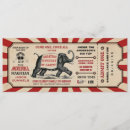 Search for ticket birthday invitations Circus