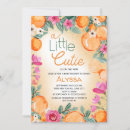 Search for pink and orange baby shower invitations Cute