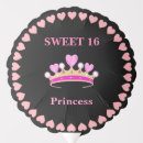 Search for heart balloons Sweet 16