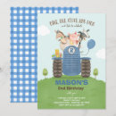 Search for red tractor birthday invitations Farm