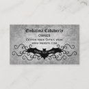 Search for spooky business cards Elegant