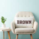 Search for college logo pillows Brown bears