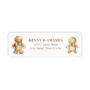 Search for gingerbread man return address labels Cute
