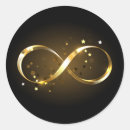 Search for infinity symbol stickers Black