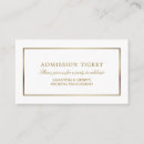 Search for admission ticket invitations Black and gold