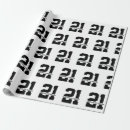 Search for 21st birthday wrapping paper Legal age