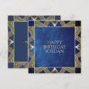 Search for masculine birthday cards Blue