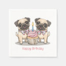 Search for pug napkins Puppy