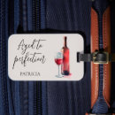 Search for wine luggage tags Elegant