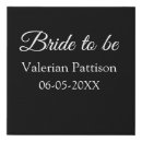 Search for bridal shower canvas prints Calligraphy typography elegant