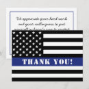 Search for law enforcement cards Thin blue line