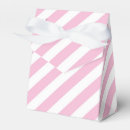 Search for pink and white striped favor boxes Birthday