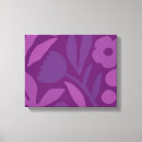 Search for flowers canvas prints Purple