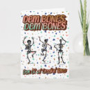 Search for funny skeleton birthday cards Retro