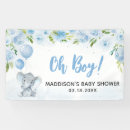 Search for elephant baby shower decoration banners Little peanut