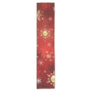 Search for gold and red table runners Xmas