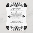 Search for black white damask weddings simple
