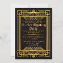 Search for murder mystery invitations detective