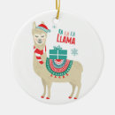 Search for llama ornaments Merry christmas