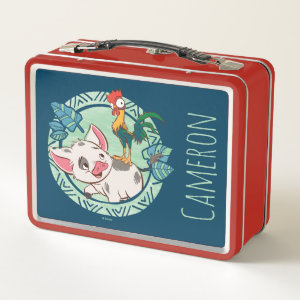 Moana | Set Your Own Course Metal Lunch Box | Zazzle