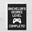 Search for bachelors degree invitations School