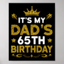 Search for 65th birthday posters 65 years