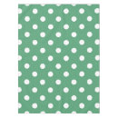Search for green polka dot tablecloths Pattern