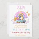 Search for unicorn 6th birthday invitations Stars