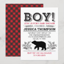 Search for flannel baby shower invitations Mama