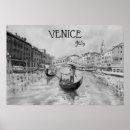 Search for italy black and white posters Venice